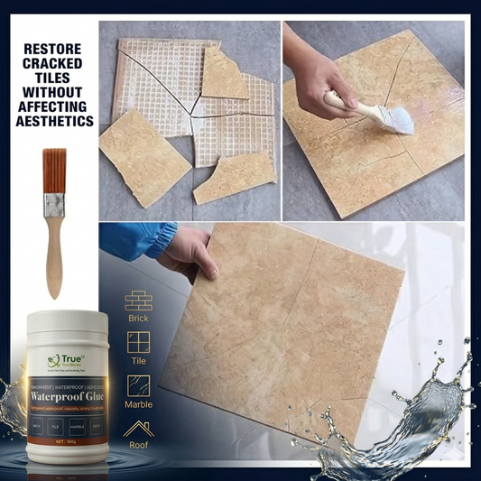 Transparent Waterproof Glue + Free brush quantity ( 300gm + 300gm )