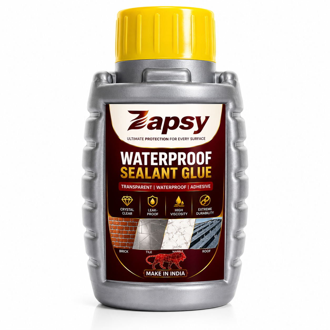 Transparent Waterproof Glue Buy one get one + Free brush, Quantity ( 300gm + 300gm )