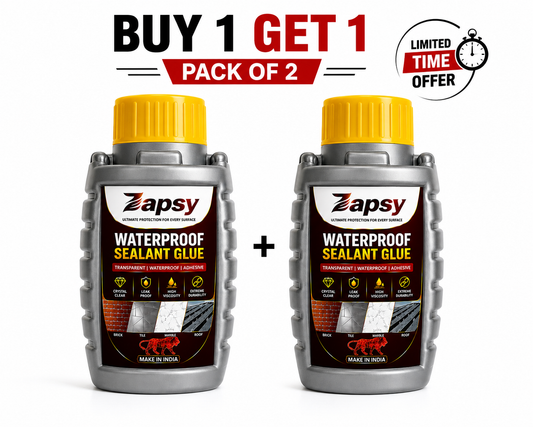 Transparent Waterproof Glue Buy one get one + Free brush, Quantity ( 300gm + 300gm )